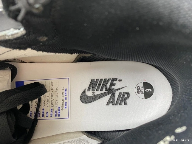 Kick Theory High White (2023) 1 Jordan Black 85 BQ4422-001 Retro 0717